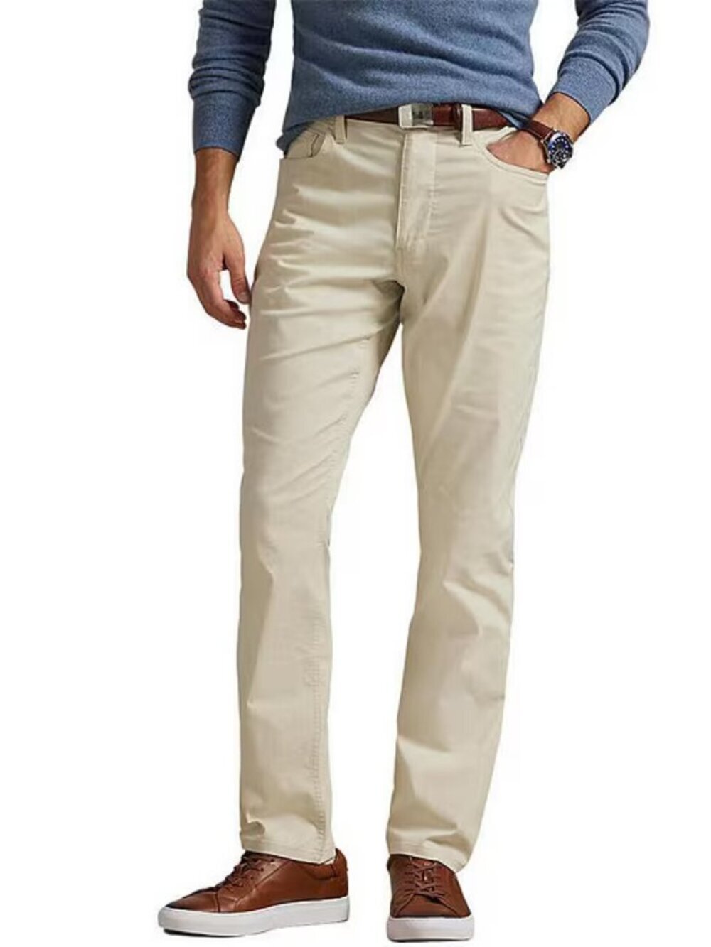Polo Ralph Lauren Golf Tailored Fit 5 Pocket Stretch Cotton Twill Pants 38 Short